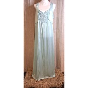 Texsheen Vintage Blue Nightgown Size L